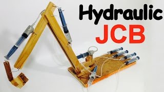How to make JCB at Home easily - Backhoe - DIY Project