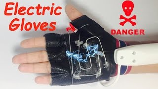 How to make ELECTRIC SHOCK GLOVES at Home - HomeMade