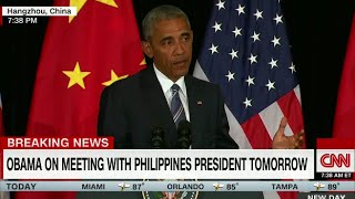 President Obama Responds to Duterte Calling Him a Son of a Bitch