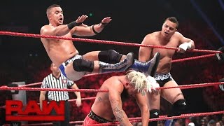 Enzo & Big Cass vs. The Shining Stars: Raw, Sept. 5, 2016`