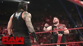 Roman Reigns confronts Kevin Owens: Raw, Sept. 5, 2016