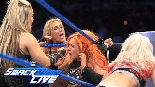 Nikki Bella, Becky Lynch & Naomi vs. Natalya, Alexa Bliss & Carmella: SmackDown LIVE, Sept. 6, 2016