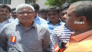 Jana Sena Raghavaiah Inspects Arrangements for Pawan Kalyan Public Meeting in Kakinada | iNews