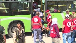 Some 146 Syrians leave rebel town under govt deal