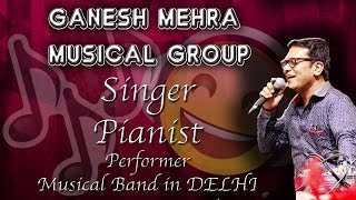 Singer in Delhi Mashup Musical Band Performing Live Show at Jaypee Palace Hotel, Agra