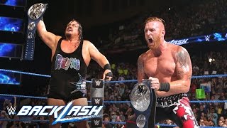 Rhyno & Heath Slater are in shock following SmackDown Tag Team Title victory: Backlash 2016