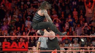 Roman Reigns vs. Kevin Owens: Raw, Sept. 12, 2016