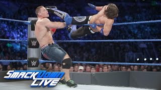 John Cena & Dean Ambrose vs. AJ Styles & The Miz: SmackDown LIVE, Sept. 13, 2016