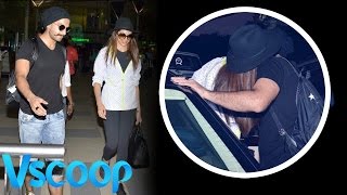 Deepika Padukone & Ranveer Sing Caught At Airport? - VSCOOP