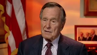 George H.W. Bush Says He's Voting for Hillary Clinton
