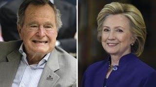 George Bush Senior Voting for Hillary Clinton