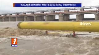 Water Flow Increasing At Prakasam Barrage - iNews