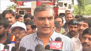 Medak District Highway Drowned in Flood Water - Harish Rao Visits Affected Places | iNews