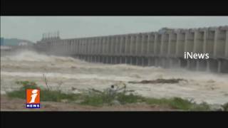 Jurala Dam Filled With Floods Water - Mahabubnagar | iNews