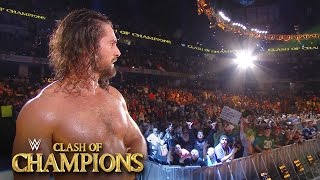 Seth Rollins receives a standing ovation from the WWE Universe: Sept. 25, 2016