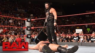 Roman Reigns vs. Rusev - United States Championship Match: Raw, Sept. 26, 2016