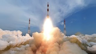 ISRO's PSLV-C35 successfully places SCATSAT-1 & 7 other satellites at two different Orbits.
