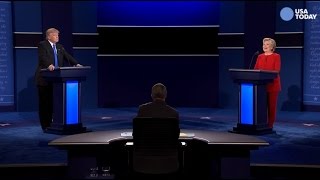 Clinton, Trump clash during first debate