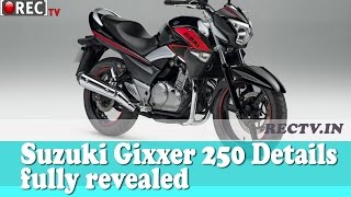 Suzuki Gixxer 250 Details fully revealed
