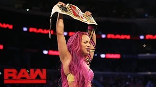 Sasha Banks vs. Charlotte - Raw Women's Championship Match: Raw, Oct. 3, 2016