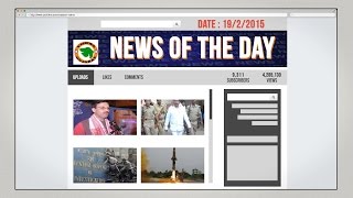 English News of the Day-19/2/2015-Vishwa Gujarat