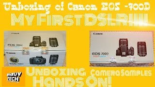 [HINDI] Unboxing, Hands On, Camera Samples Of Canon EOS 700-D
