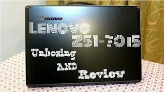 [HINDI]  Lenovo Z51-70 i5 Unboxing and Review