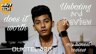 [HINDI] Oukitel A28 Smartwatch Unboxing and review!!