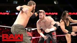 Sami Zayn & Neville vs. Bo Dallas & Curtis Axel: Raw, Oct. 10, 2016