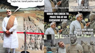 15 Hilarious Memes about PM Modi’s Terracotta Warriors Museum Visit !