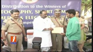 iNews Reporter Ranjith Got Award at Police Commemoration Day