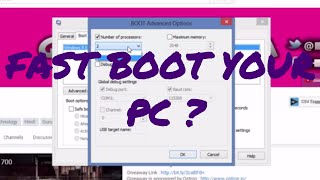 How To Fast Boot Your PC ? Full Tutorial