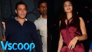 Salman & Jacqueline Spotted Party Together At Aayush Sharma's Birthday Bash #VSCOOP