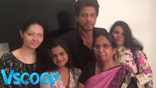 Shah Rukh Khan Met Acid Attack Survivors #VSCOOP