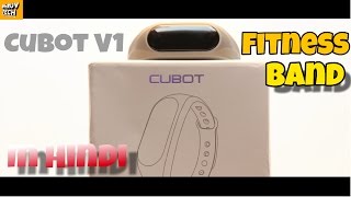 [HINDI] Unboxing and review of Cubot V1 SmartBand / Waterproof test / Pros and Cons