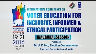 Mr A K Joti, Election Commissioner, Election Commission of India