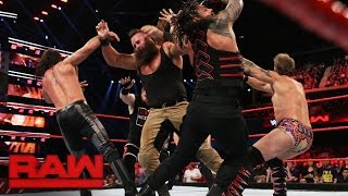 Reigns vs. Rollins vs. Owens vs. Strowman vs. Jericho — Fatal 5-Way Match: Raw, Nov. 7, 2016