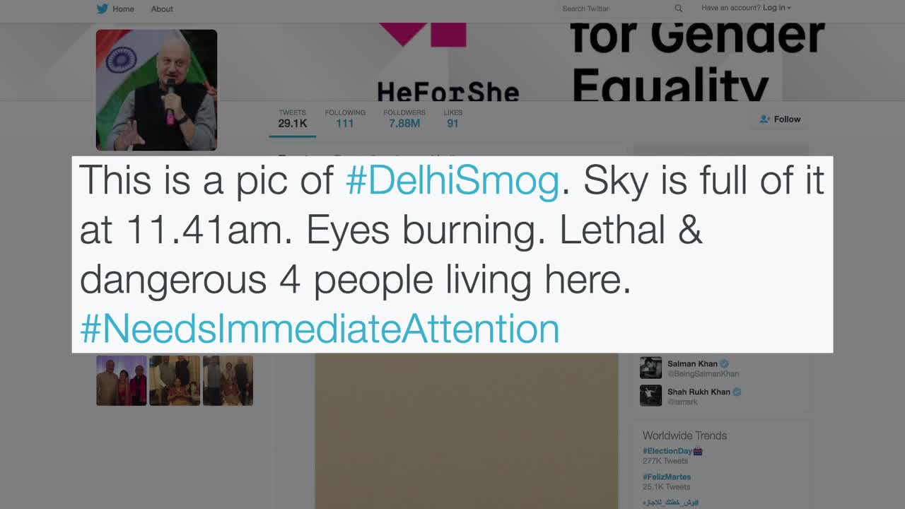 Delhi Pollution : Concerned Bollywood #MyRightToBreathe