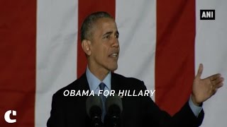 Watch: Obama's final push for Hillary