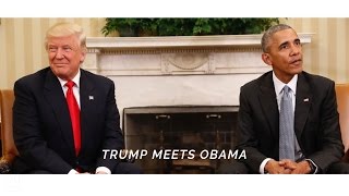 Trump meets Obama at the White House for the first time