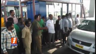 BJP Leaders Protest At Toll Gates Over Illegal Tax Collections | iNews