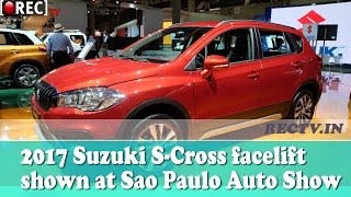 2017 Suzuki S Cross facelift shown at Sao Paulo Auto Show II latest automobile updates