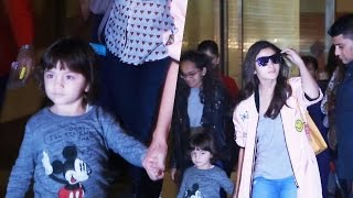 Shahrukh Khan's Son AbRam With Alia Bhatt Spotted At Airport