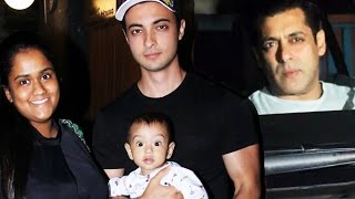 Salman Khan & Nephew Ahil GRABS Attention At Deanne Pandey's Party