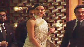 Gorgeous Deepika Padukone At Ambani Wedding Bash 2016