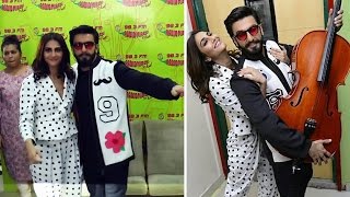 Ranveer Singh & Vaani Kapoor At Radio Mirchi - Befikre Promotion
