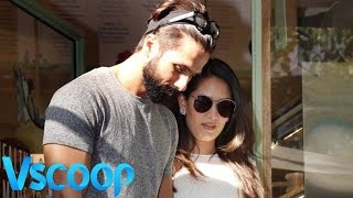 Shahid Kapoor Enjoys Romantic Lunch date with wife Mira Rajput #Vscoop