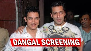 Aamir Khan's DANGAL Special Show For Salman Khan