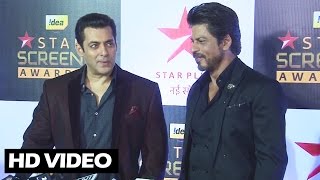 Salman & Shahrukh OPENS On Their FRIENDSHIP Bond | Star Screen Awards 2016