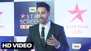 Dashing Varun Dhawan At Star Screen Awards 2016